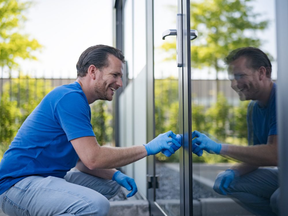 Bjorn_coating a door