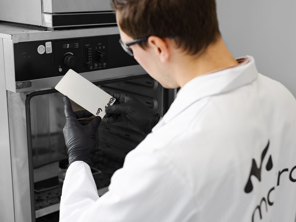 Ons lab - kwaliteitscheck oven